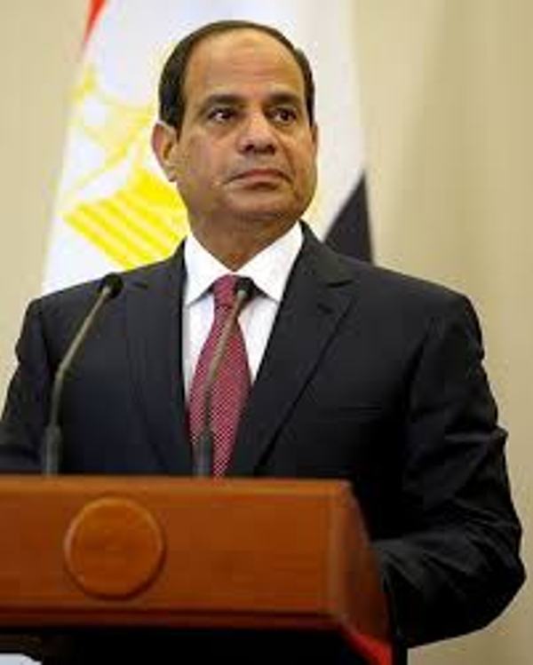 Egyptian President Abdel Fattah el-Sisi.
