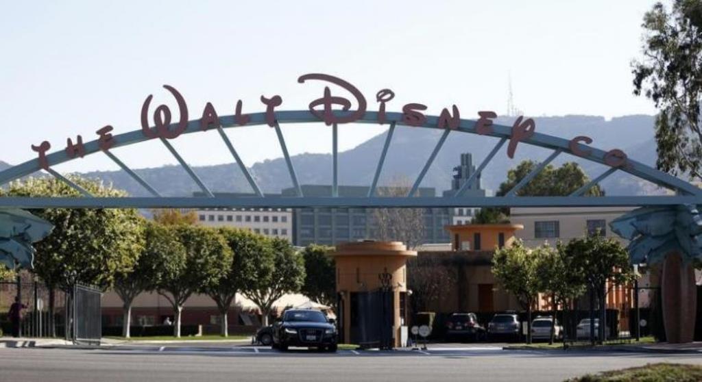 The entrance gate to The Walt Disney Co is pictured in Burbank, California. Reuters 
