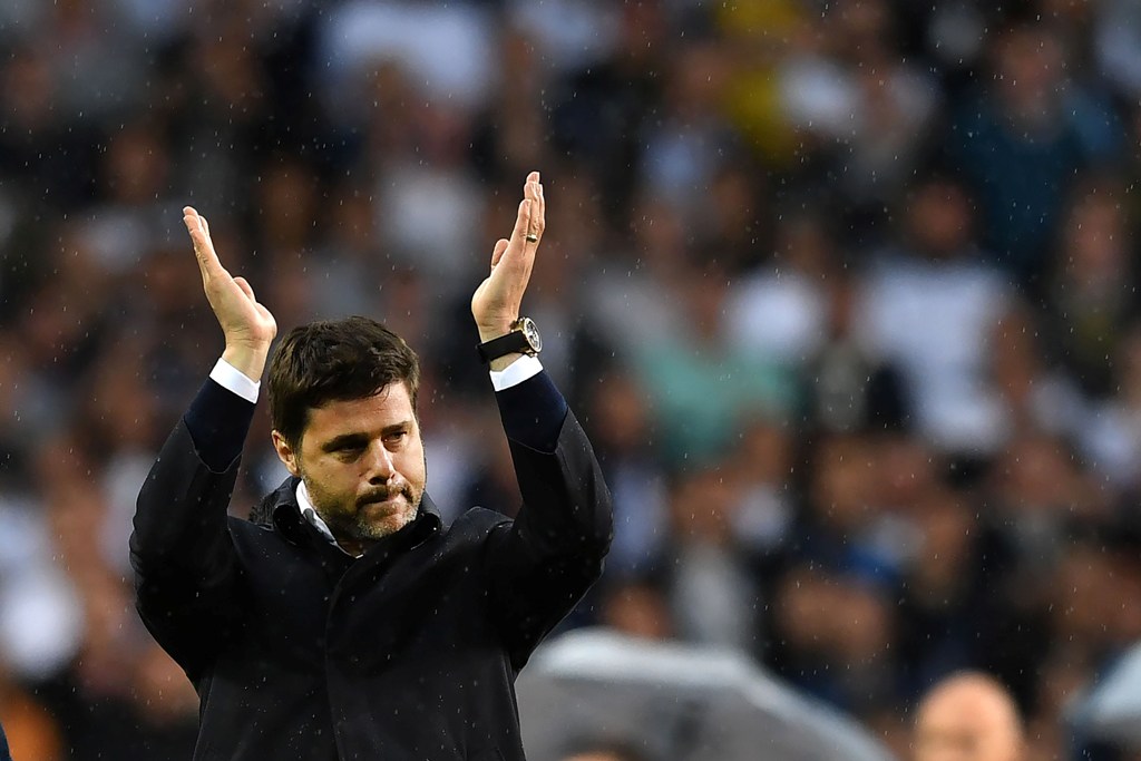 Tottenham Hotspur's Argentinian head coach Mauricio Pochettino.  AFP / Ben STANSALL 