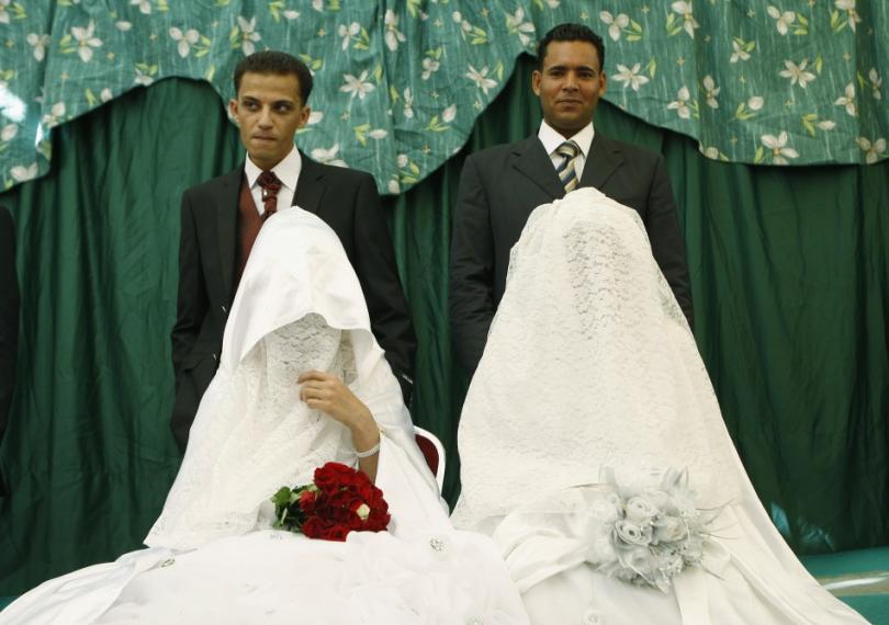 (file photo) 50,000 weddings were celebrated in the occupied West Bank and the Gaza Strip in 2015