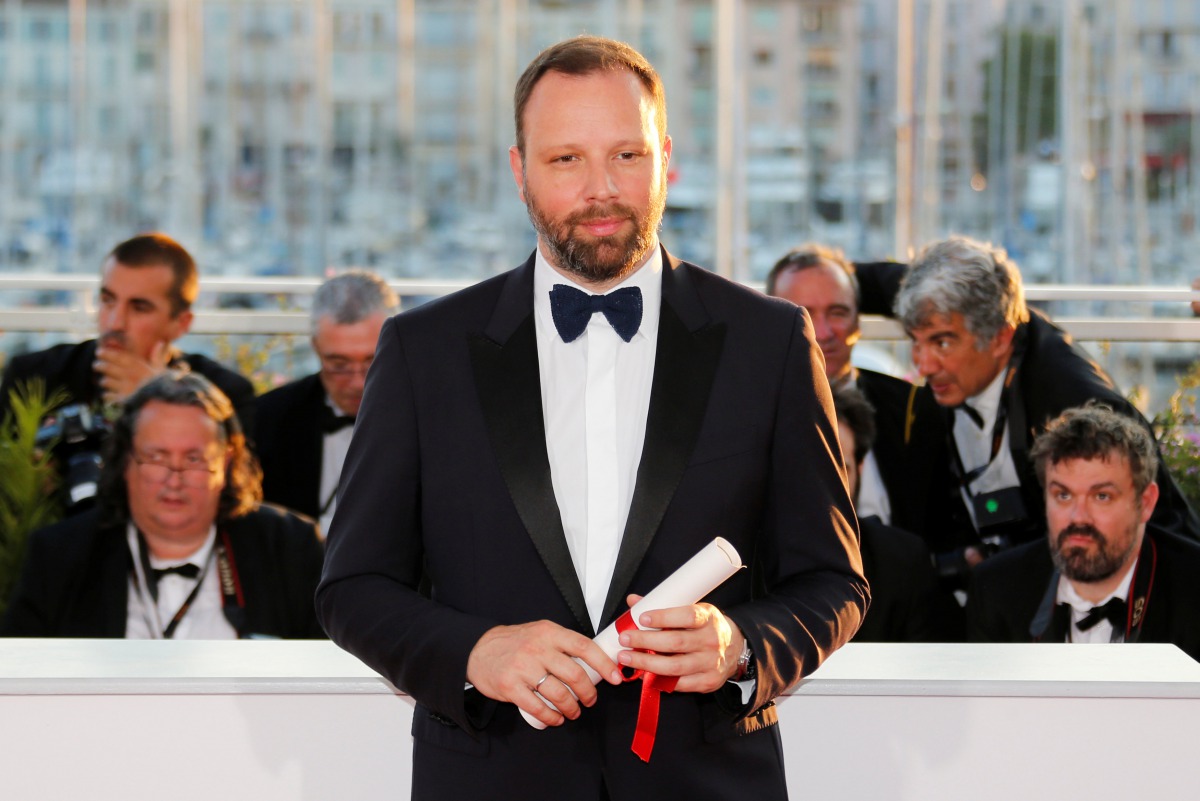 Director Yorgos Lanthimos, Best screenplay ex aequo award winner for his film 