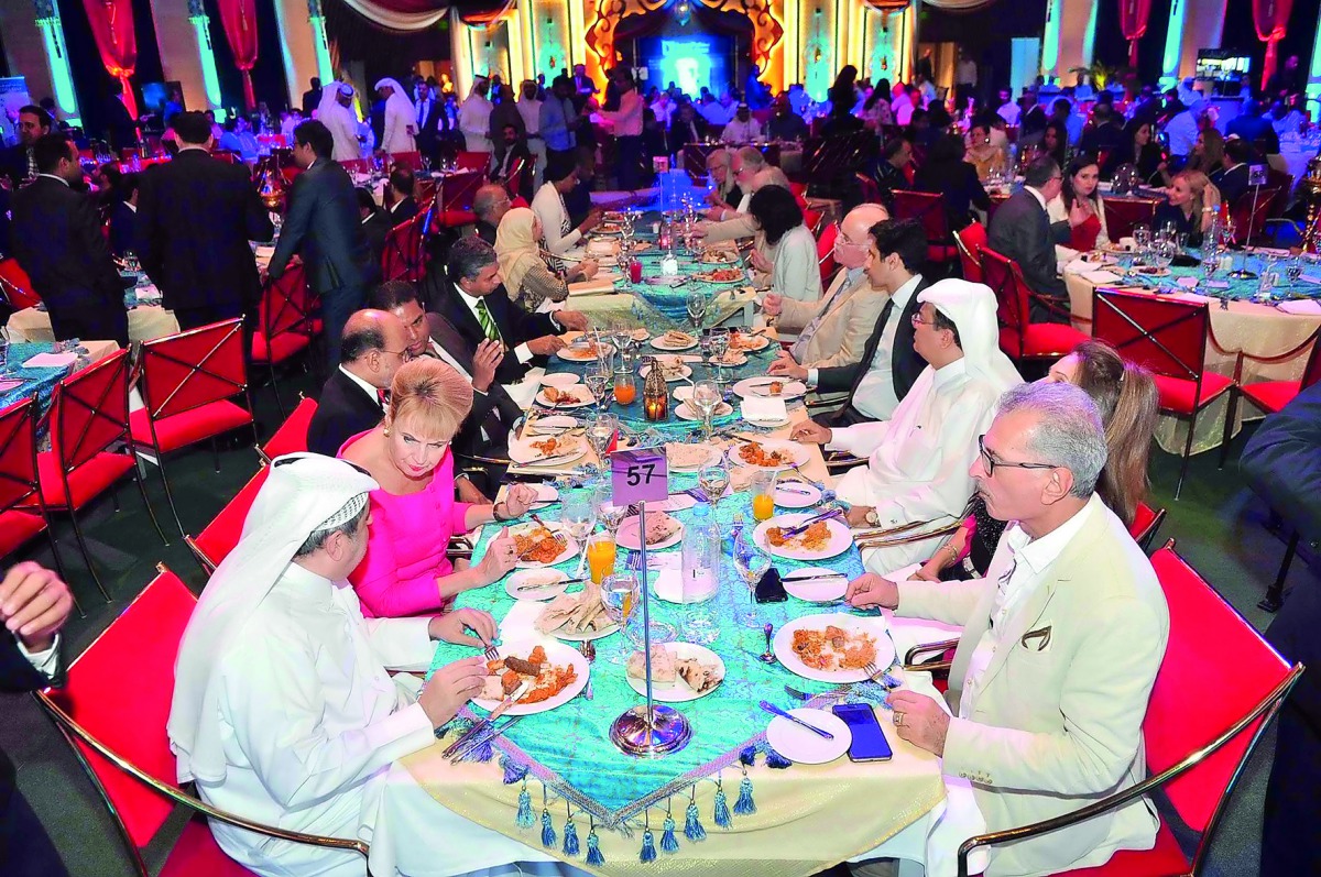 Corporate clients, of various Doha Bank operating divisions, attend the traditional Ramadan gathering, hosted by Doha Bank, at Sheraton Grand  Doha Resort & Convention Hotel, yesterday. 