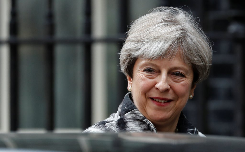Britain's Prime Minister Theresa May leaves Downing Street in London, June 12, 2017. REUTERS/Stefan Wermuth
