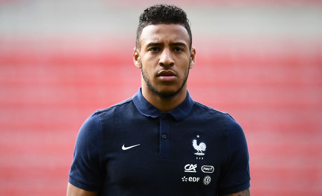 (FILES) This file photo taken on June 2, 2017 shows France's midfielder Corentin Tolisso posing ahead of the friendly football match France vs Paraguay at the Roazhon Park stadium in Rennes.   AFP / FRANCK FIFE
