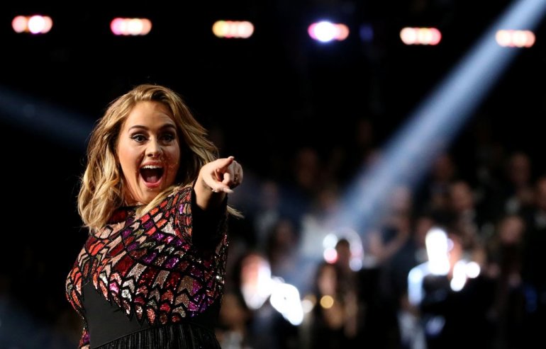 Adele sings 