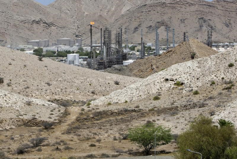 A view of Petroleum Development of Oman PDO near Muscat (Reuters) 