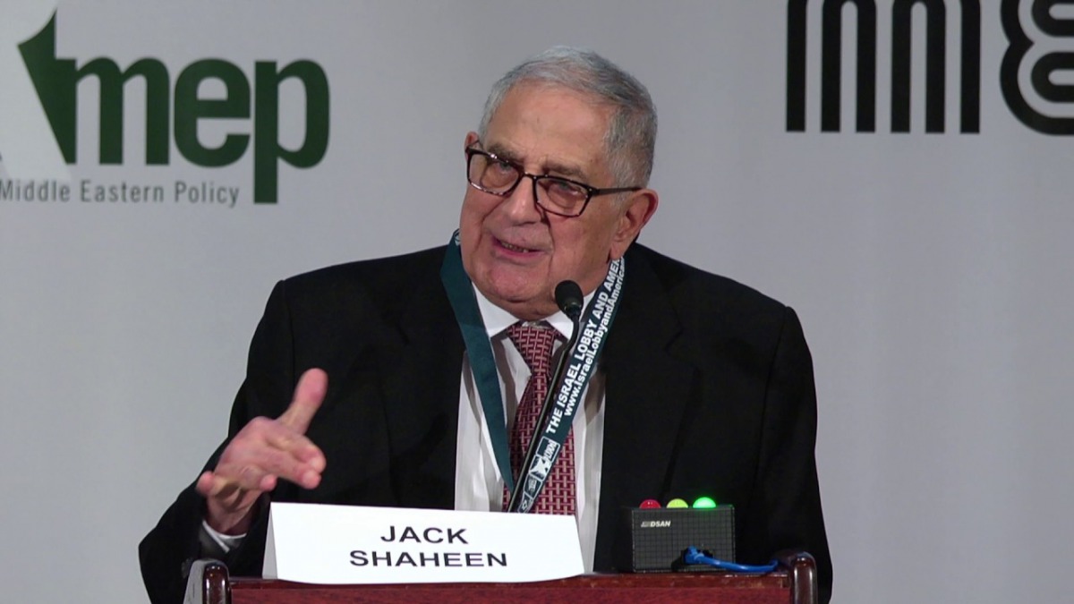 Jack Shaheen (YouTube / Washington Report on Middle East Affairs) 