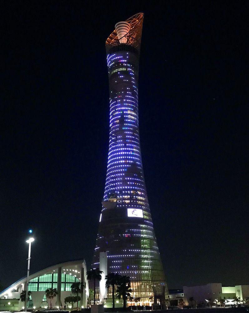 A view of The Torch Hotel. 
