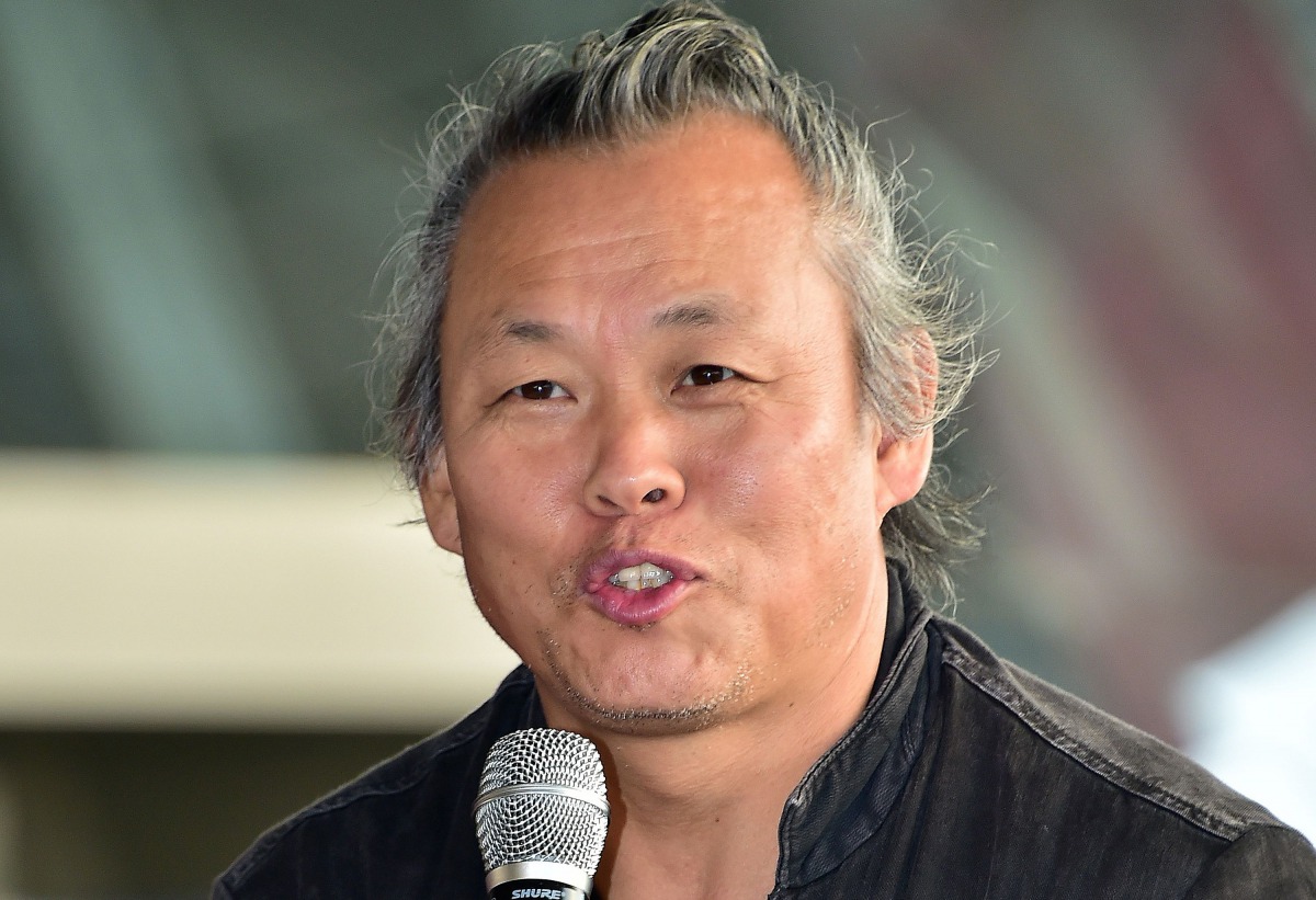 South Korean director Kim Ki-Duk speaking during an event at the 19th Busan International Film Festival in Busan on October 5, 2014. AFP / Jung Yeon-Je