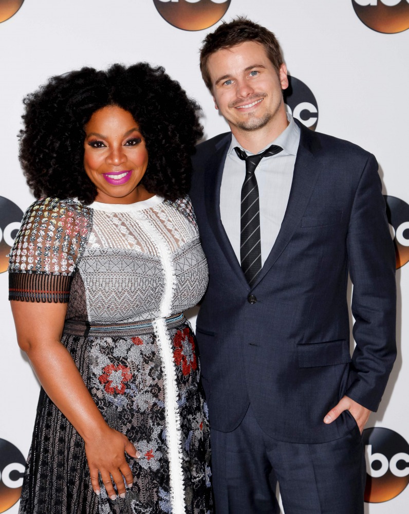 This file photo taken on August 7, 2017 shows (L-R) Actors Kimberly Hebert Gregory and Jason Ritter during the 2017 Summer TCA Tour Disney ABC Television Group at the Beverly Hilton Hotel in Beverly Hills, California. One trope in filmmaking that is sure 