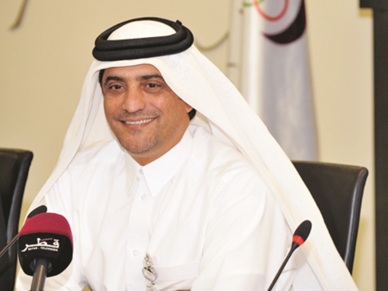 President of Qatar Swimming Association (QSA) and member of FINA Board of Directors Khaleel Al Jabir
