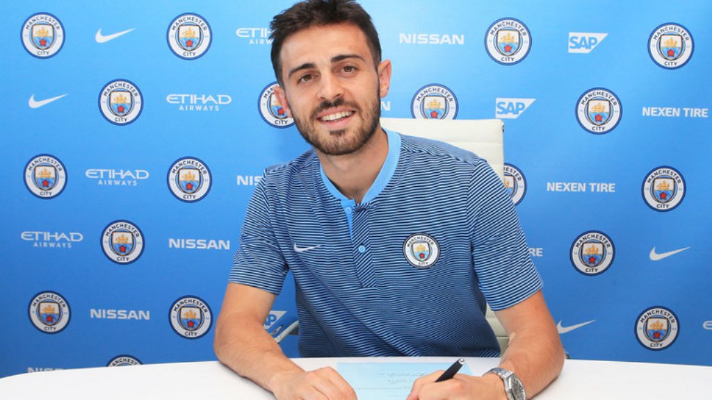 Manchester City signing of midfielder Bernardo Silva from Monaco, the 22-year-old has joined City for £43m