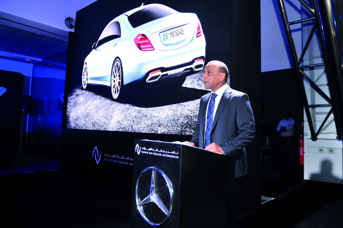 NBK Automobiles yesterday launched the new Mercedes-Benz S-Class at its Salwa Road showroom. Pic: Baher Amin / The Peninsula 