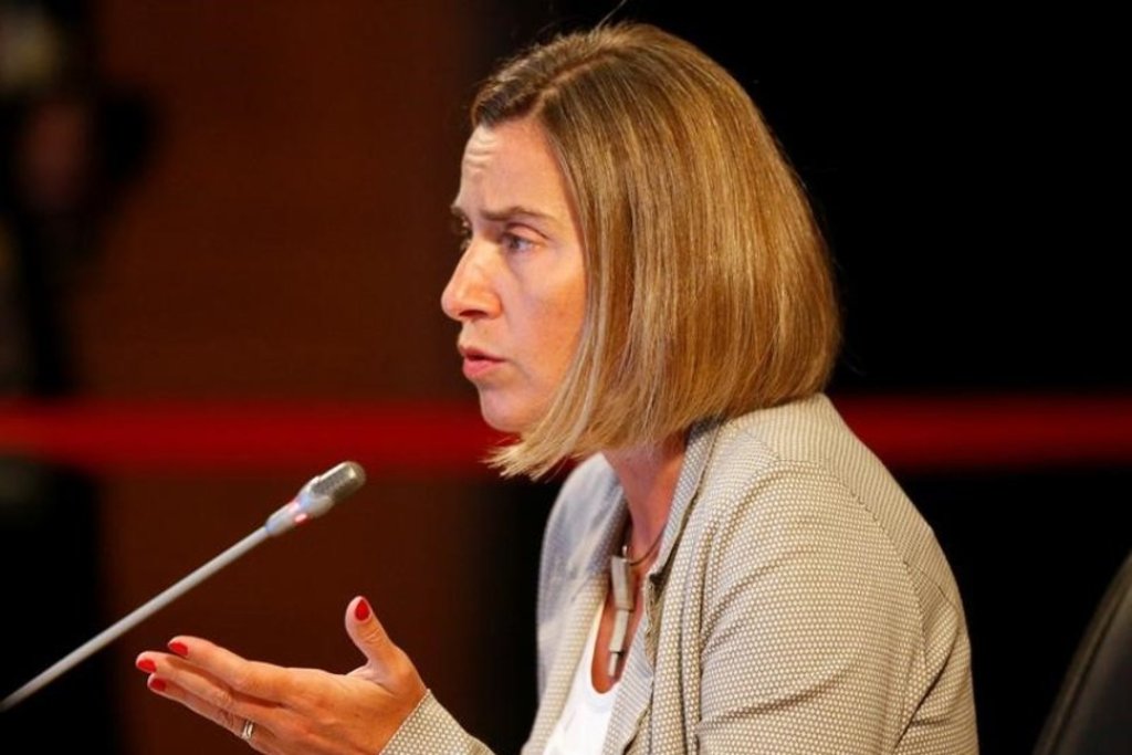 European Union High Representative Federica Mogherini gestures while delivering the opening statement during the ASEAN-EU ministerial meeting in Manila, Philippines August 6, 2017. REUTERS/Dondi Tawatao Reuters.