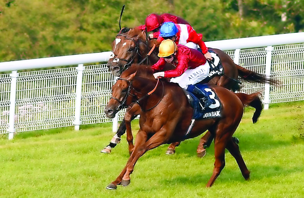 This August 2016 file photo shows a race action during Qatar-sponsored Goodwood event. 