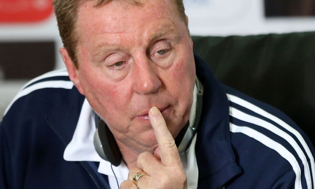 (FILES) This file photo taken on March 22, 2016 shows  Britain's Harry Redknapp, a former Tottenham boss, who was nominated as the new manager of Jordan's national team speaks during a press conference in the capital Amman.  AFP / KHALIL MAZRAAWI