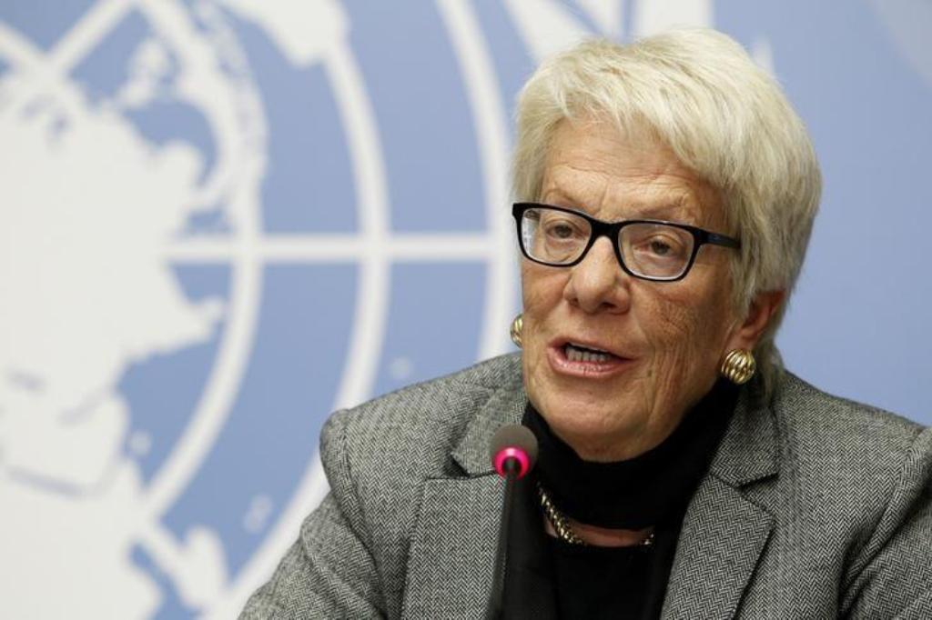 (File Photo) Carla Del Ponte. Reuters
