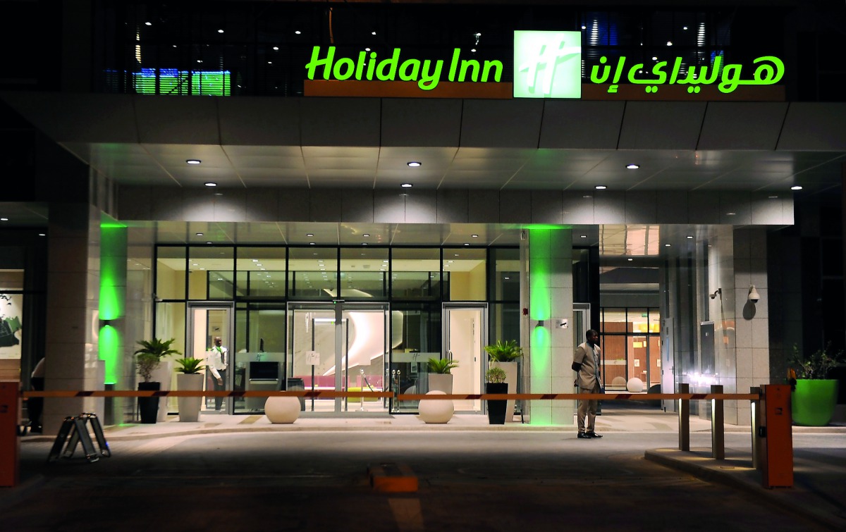 A view of the newly opened Holiday Inn Doha - The Business Park. 