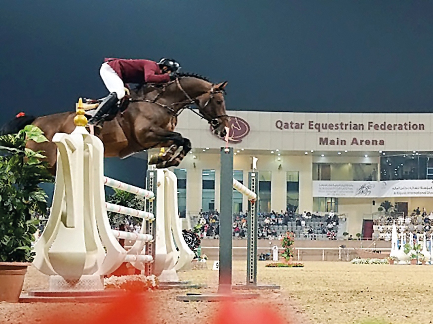 File pictures of an event at Al Shaqab Arena. 