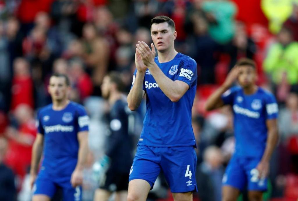 A file photo of Michael Keane. Reuters.