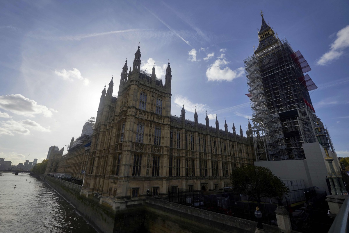 The Houses of Parliament, also known as the Palace of Westminster, are pictured from Westminster Bridge, in London on October 30, 2017. AFP / Niklas Halle'n
