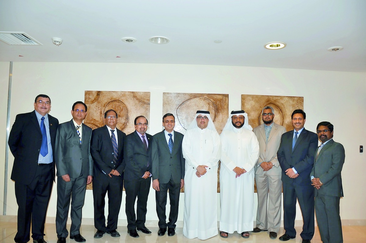 R Vittal Raj (fifth left), a cybersecurity expert and international speaker with IIA officials .
