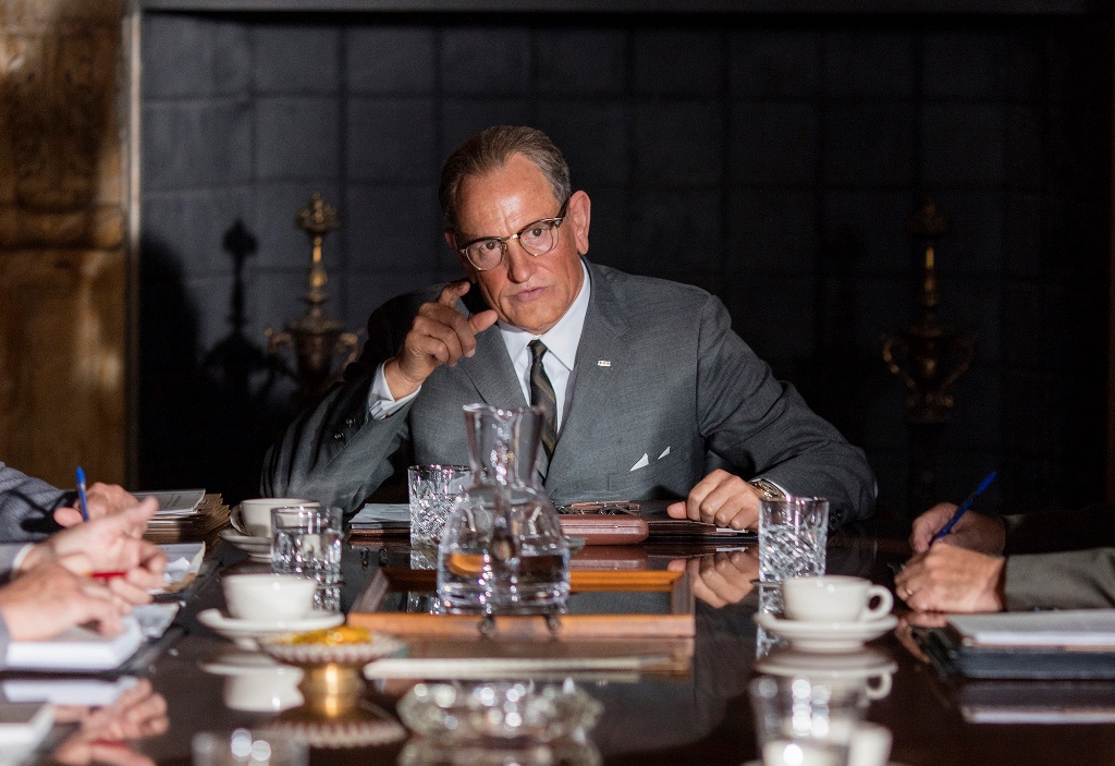 Woody Harrelson as Lyndon Johnson in 