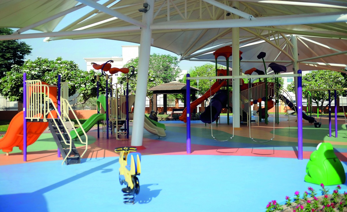 A view of Mamoura Family Park. Pics: Abdul Basit / The Peninsula 