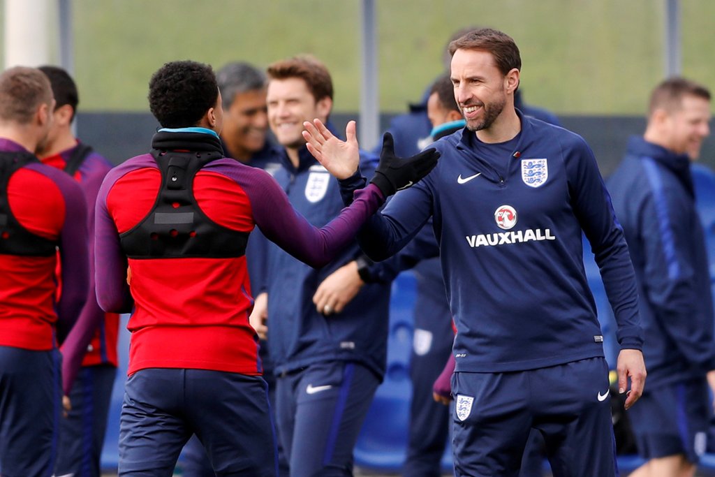 England manager Gareth Southgate during training Action Images via Reuters/Carl Recine
