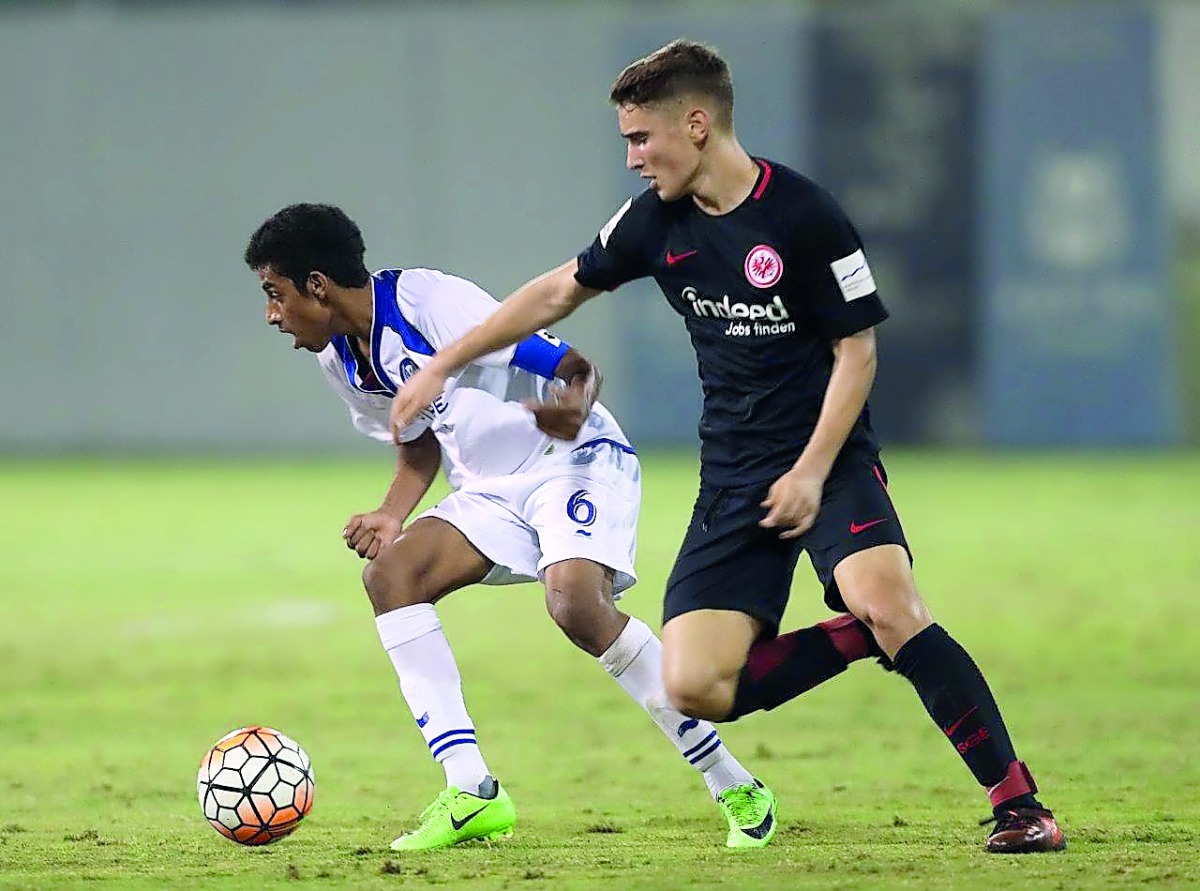 Action during the  Aspire Zone Foundation Tri-Series football tournament.
