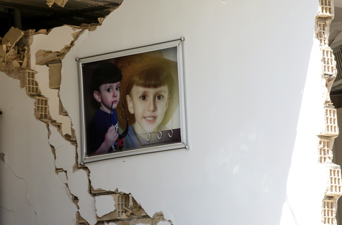 An inside view of a destroyed building is seen at Sarpol-e Zahab province of Kermanshah, Iran on November 13, 2017 following a 7.3 magnitude earthquake that hit the Iraq and Iran. (Fatemeh Bahrami - Anadolu Agency)