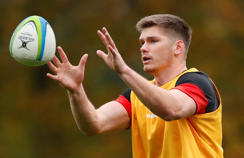 England's Owen Farrell during training Action Images via Reuters/Andrew Boyers
