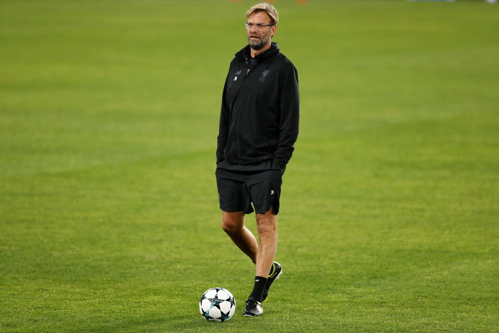Liverpool manager Juergen Klopp during training Action Images via Reuters/Matthew Childs
