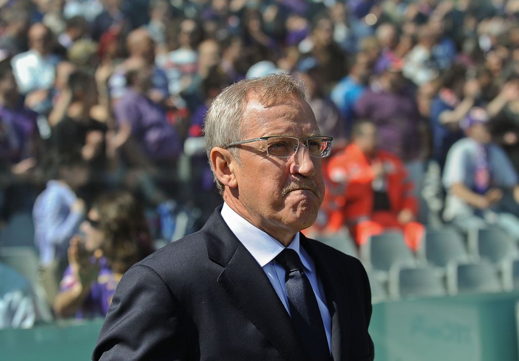 (FILES) This file photo taken on April 17, 2011 shows Luigi Del Neri then coach of Juventus, before a Serie A football match against Fiorentina on April 17, 2011 at Florence's 