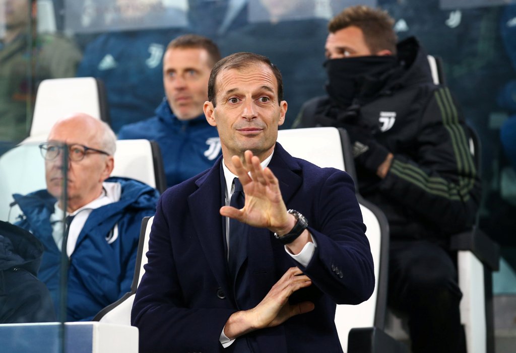 Juventus coach Massimiliano Allegri REUTERS/Alessandro Bianchi
