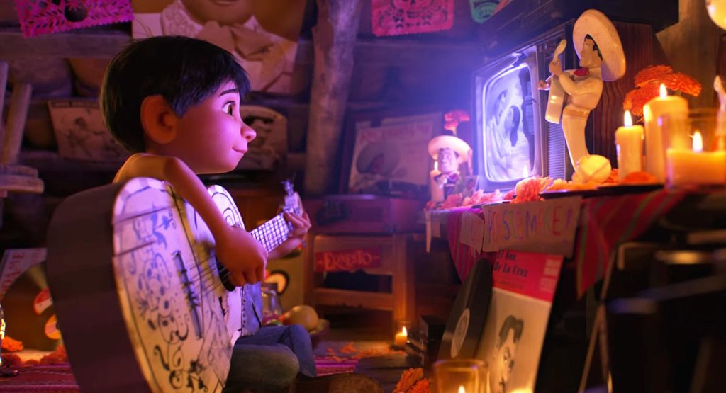 A still from the movie Coco.
