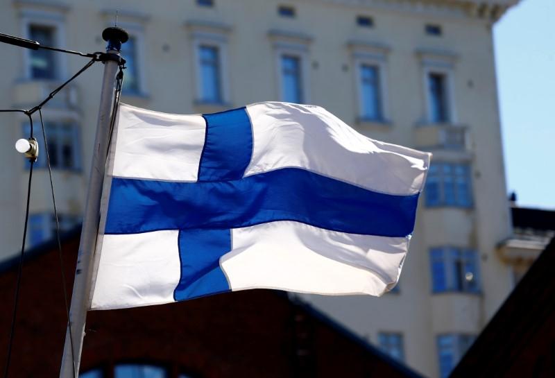 File photo of the Finnish flag.
