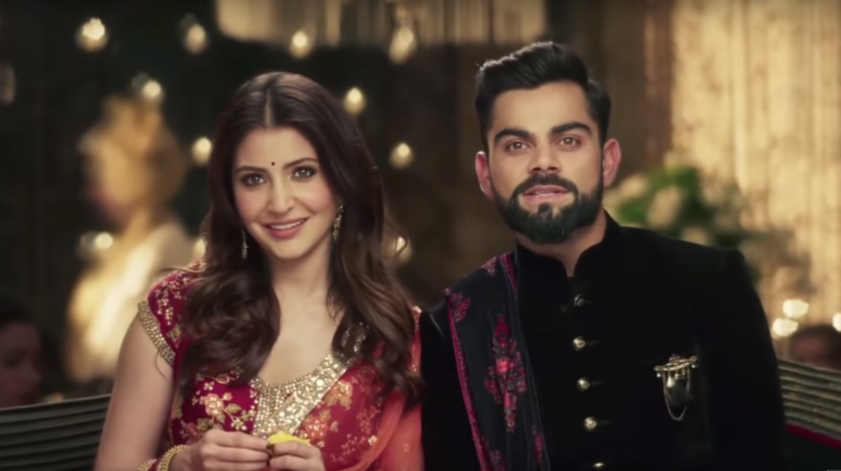 Screen grab of a advertisement that the couple acted in.