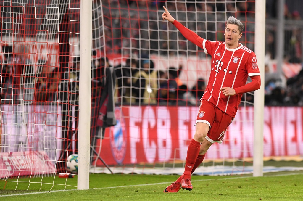 Robert Lewandowski. Lukas Barth - Anadolu
