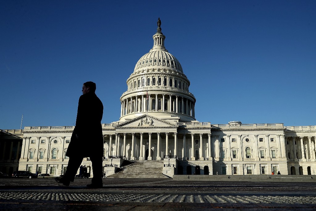 The United States Congress is poised to pass huge tax cuts in both the House and Senate December 19, 2017 in Washington, DC. Chip Somodevilla/ AFP
