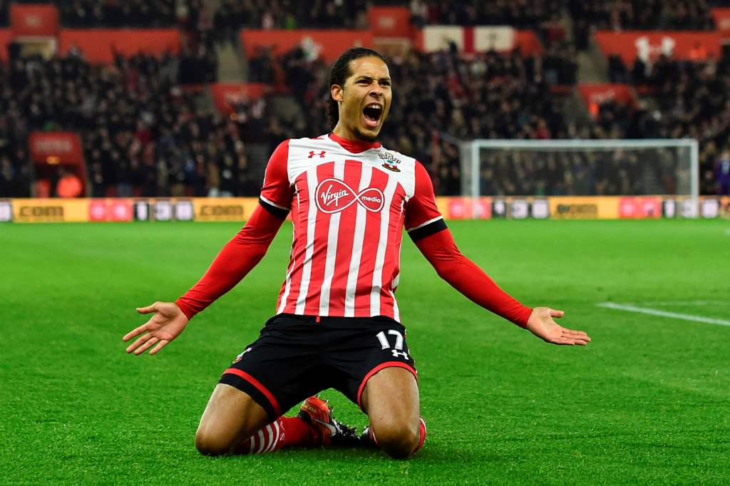 Southampton's Dutch defender Virgil van Dijk 
