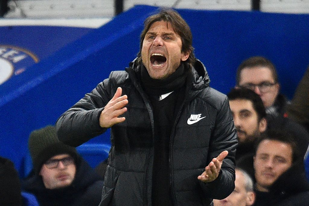 Chelsea's Italian head coach Antonio Conte.  AFP / Glyn KIRK