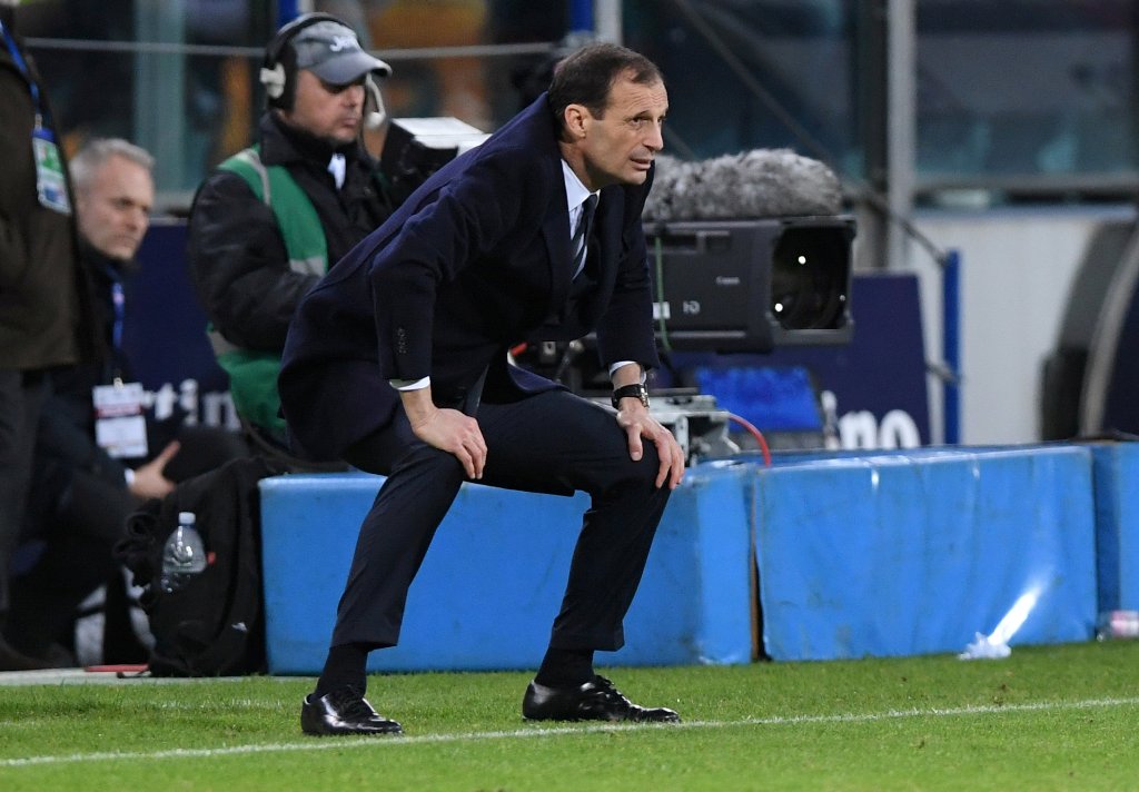 Juventus coach Massimiliano Allegri REUTERS/Alberto Lingria
