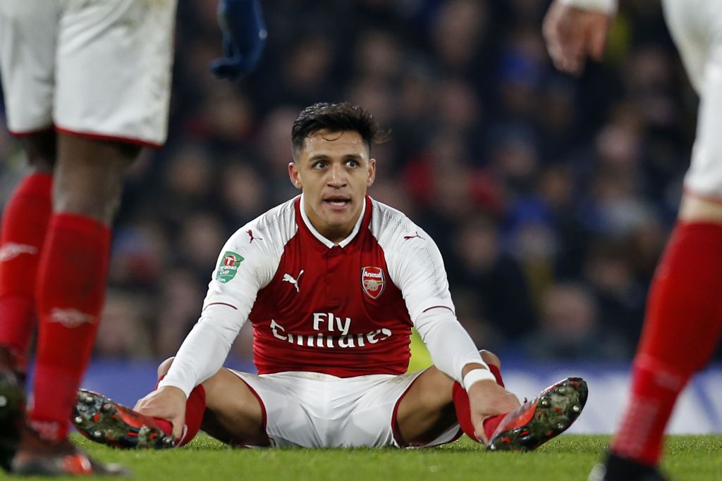 (FILES) This file photo taken on January 10, 2018 shows Arsenal's Chilean striker Alexis Sanchez . AFP / Ian KINGTON 
