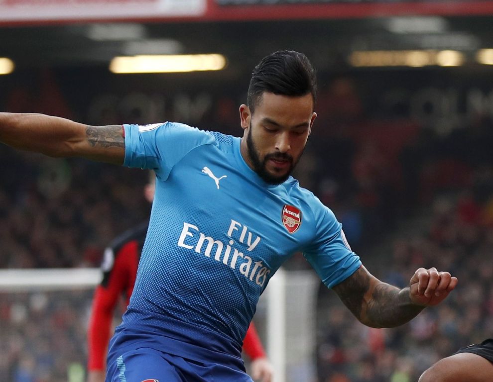 Arsenal's English midfielder Theo Walcott. AFP / Adrian DENNIS