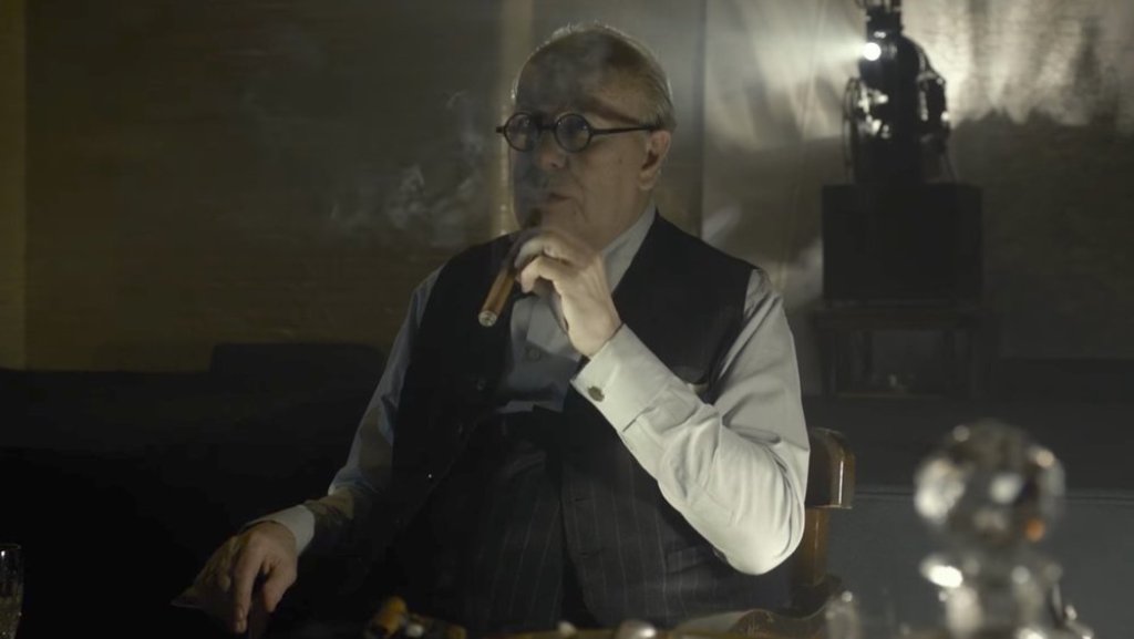 A still of actor Gary Oldman from the movie Darkest Hour.
