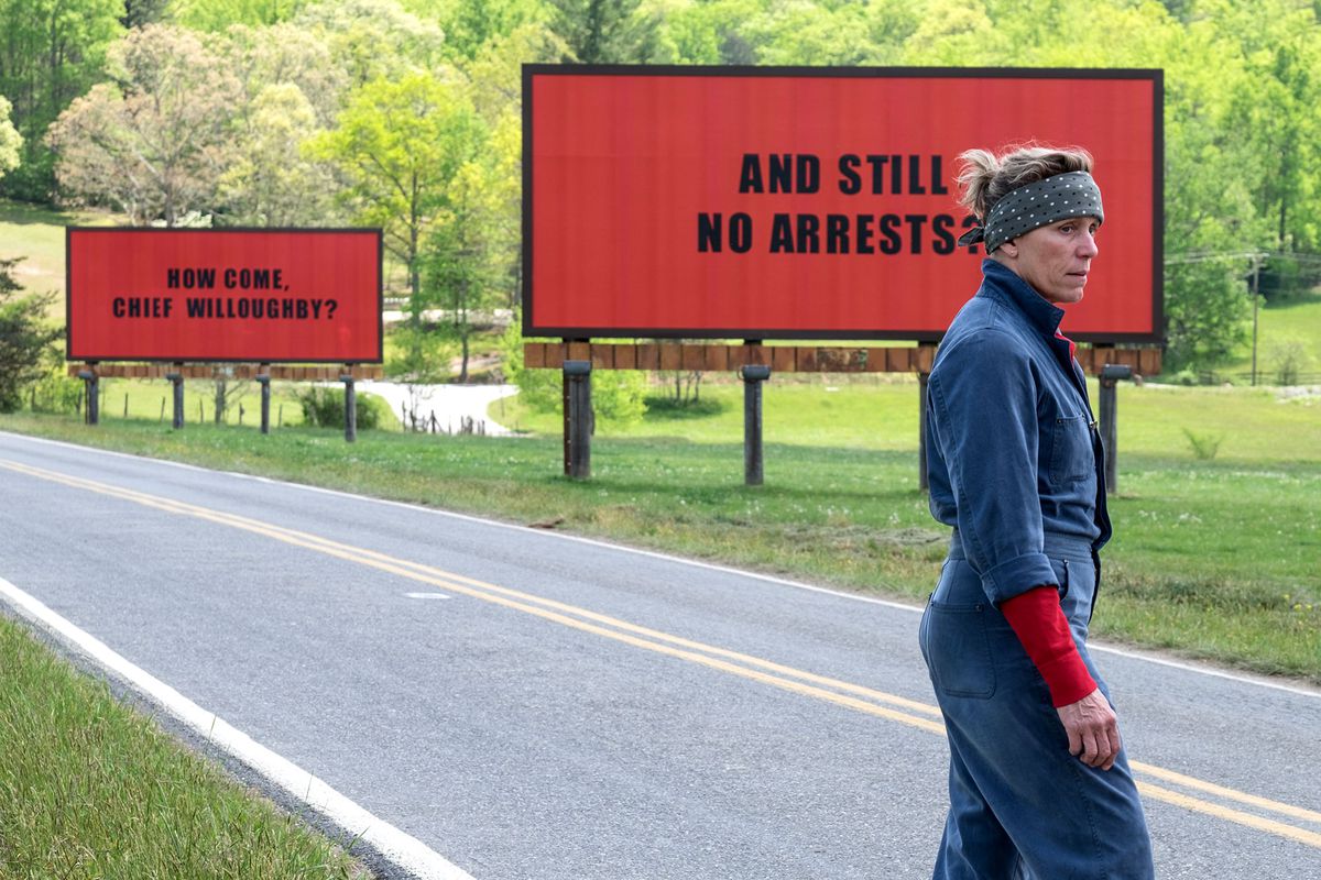 Frances McDormand in Three Billboards Outside Ebbing, Missouri 