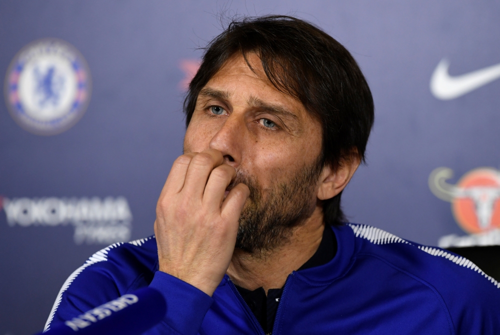 Chelsea manager Antonio Conte during the press conference Action Images via Reuters/Tony O'Brien