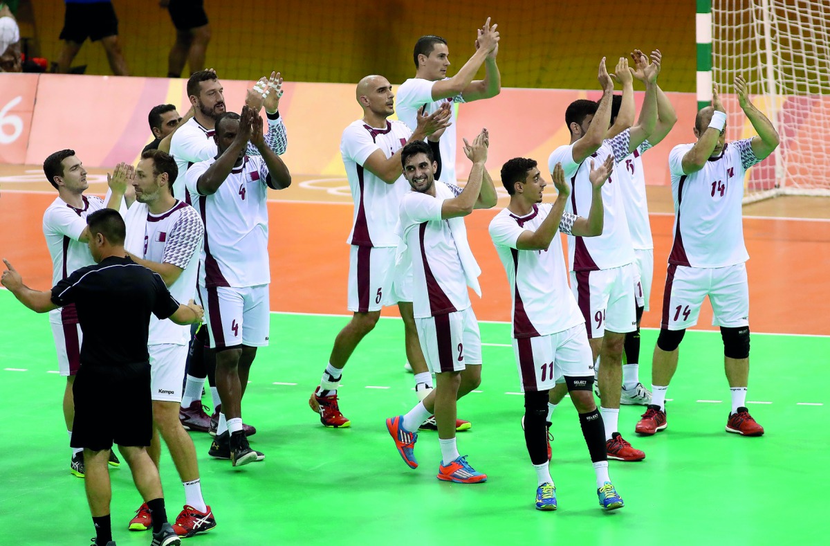 Qatar’s 2018 Asian Championship winning handball team.