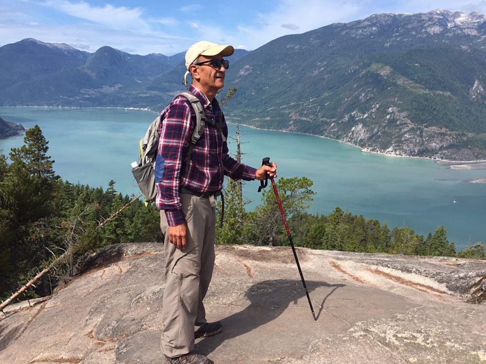 Iranian-Canadian environmentalist Kavous Seyed Emami  at an unidentified location.  AFP Photo / Family of Kavous Seyed Emami